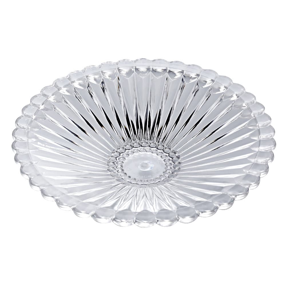 Home Candy Dish Dried Fruit Tray Fruit Bowl Plastic Acrylic Transparent Creative Snack Plate KTV Snack Dish