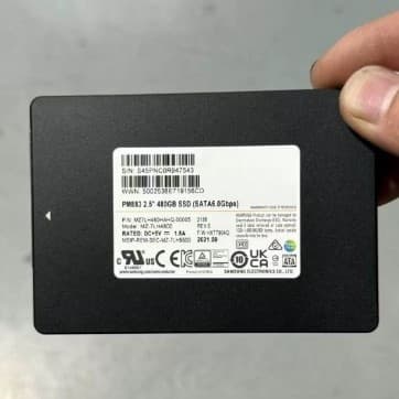 Storage Server SSD Solid State Drive SATA Interface Enterprise Grade PM893-480G/MZ7L3480HAHQ