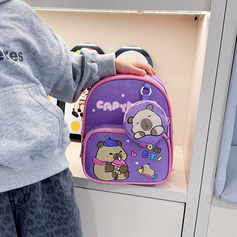 New Kuromi children's schoolbag cute little dinosaur kindergarten backpack small, medium and large class boys and girls backpack