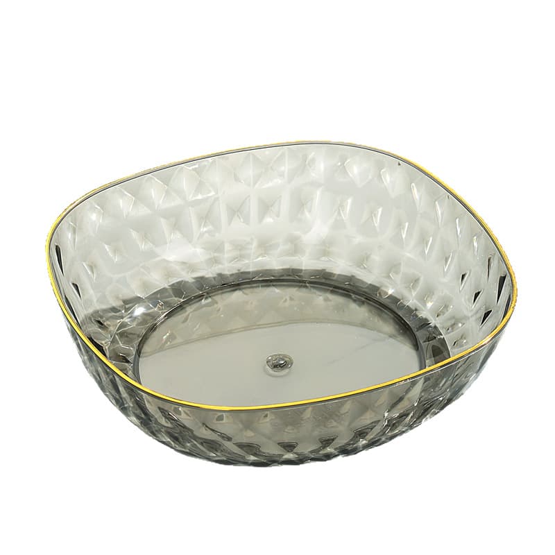 Premium Fruit Tray for Living Room, Upgraded Bone Dish, Luxury Office Thickened Front Desk, High-End Snack Plate