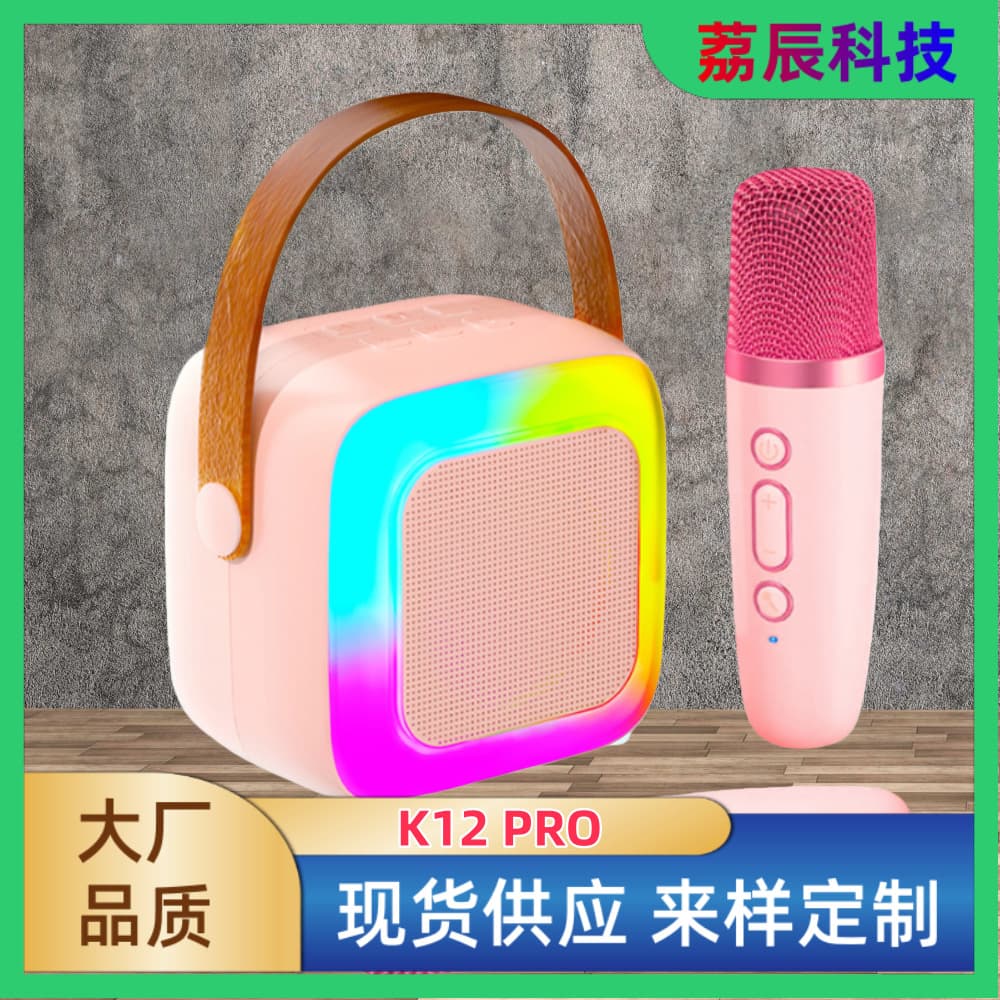 Microphone Speaker All-in-One KTV Set Wireless Bluetooth 5.3 Portable High-Quality Sound Outdoor Lawn