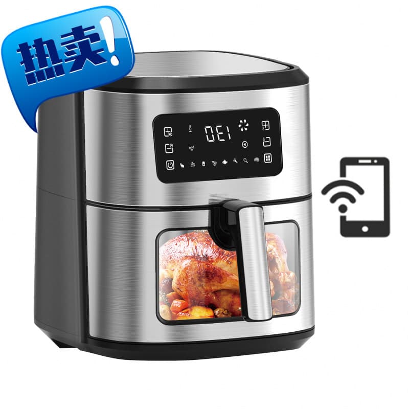 Smart 220V Wi-Fi Air Fryer 6L Mini Digital Oil-Free Electric