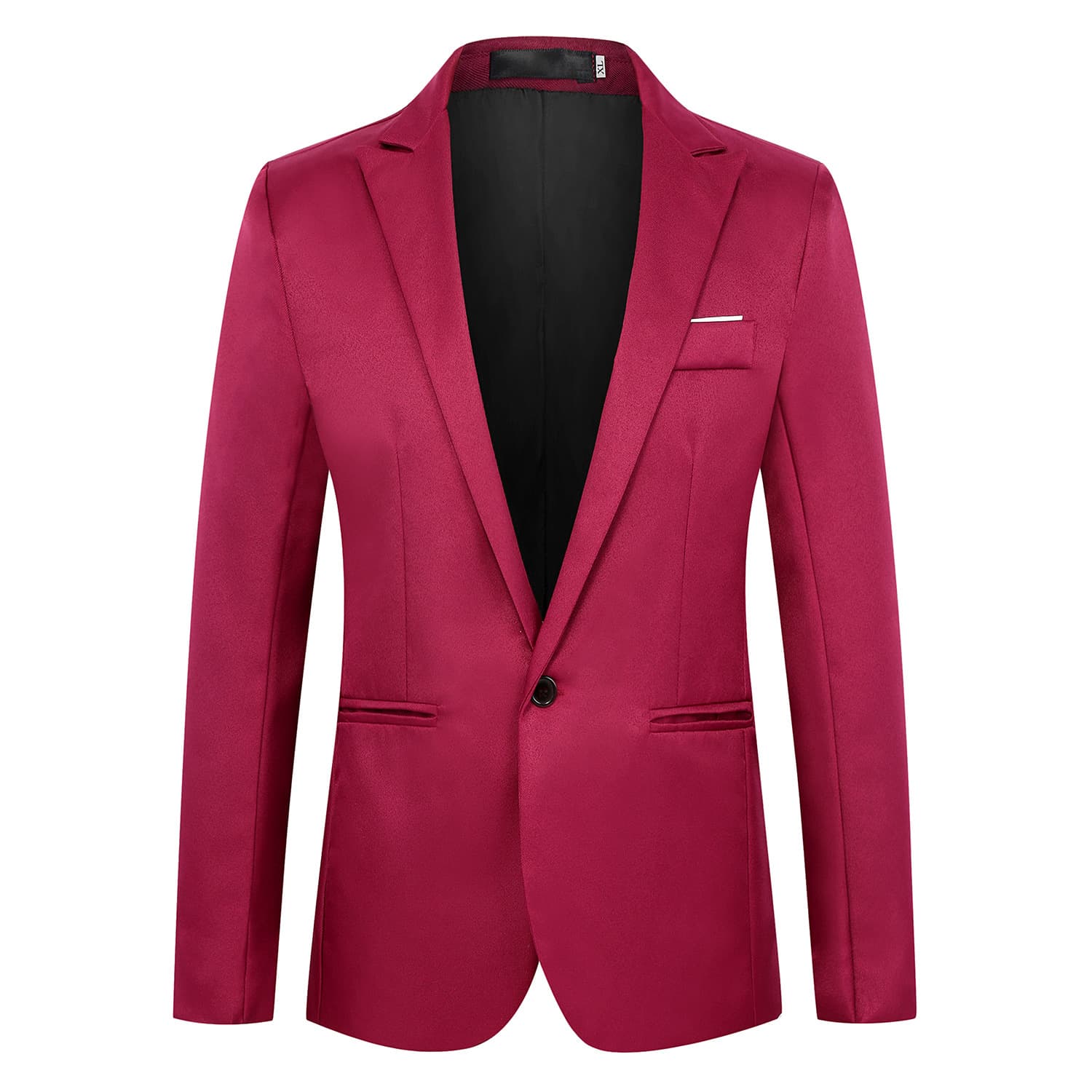 Men's Korean style formal business suit, slim fit jacket, casual blazer