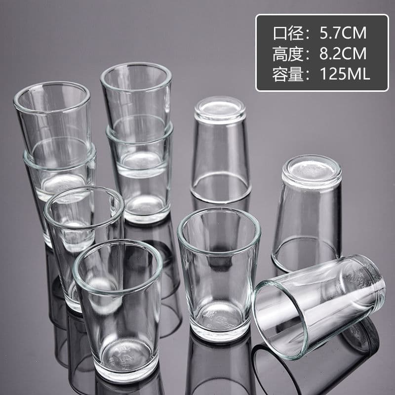 Home Thick-Base Glass Small White Wine Glass Set, One-Shot Cup, Whiskey Spirit Glass, Wine Divider Cup Set, Shot Glasses