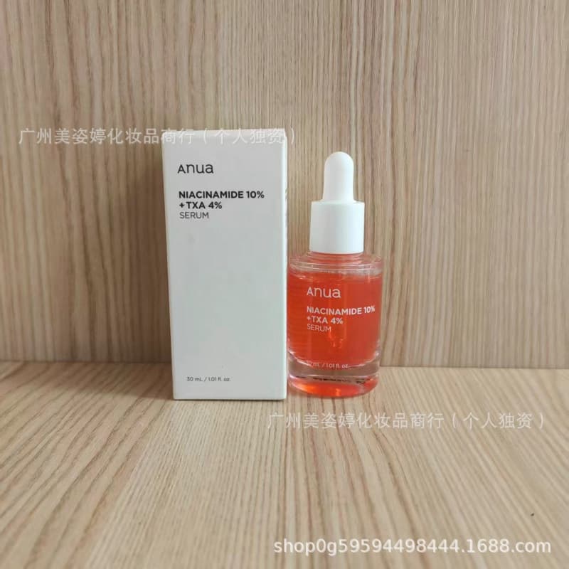 Anua Peach 70% Niacinamide Serum Essence Toner 30ml, Houttuynia Cordata Quercetin Facial Cleanser