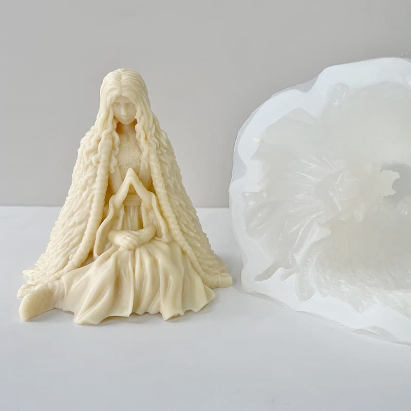 Jiahuimei Halloween Candle Silicone Mold DIY Decoration Aromatherapy Plaster Easter Aromatherapy Mold