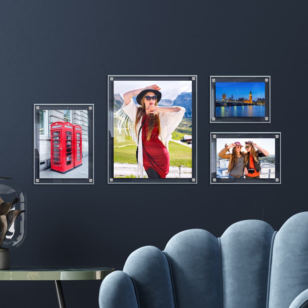 TY610 Cross-border Acrylic Photo Wall Living Room Decor Wall Frame Wall Sticker Hanging Creative Sofa Background Wall