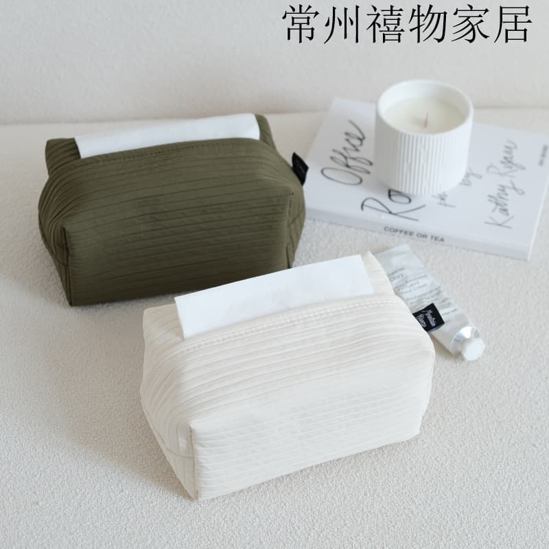 Simple High-end Luxury Tissue Box for Dining Table and Living Room, Premium Feel Hand Towel Box, Desktop Storage Factory Direct