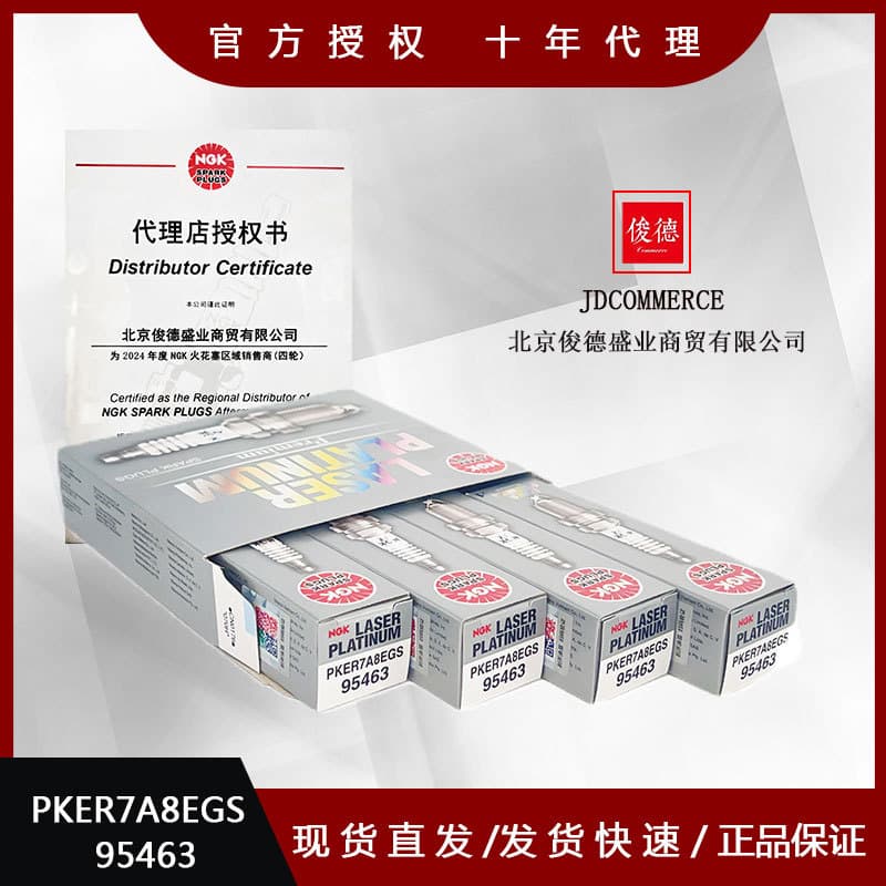 Genuine NGK Double Platinum Spark Plug PKER7A8EGS 【95463】 For Bora Sagitar POLO Ling