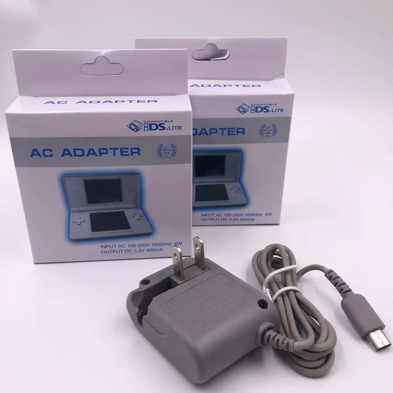 Factory Direct Nintendo NDSL Charger, NEW 3DSLL NDSL Power Adapter US Standard