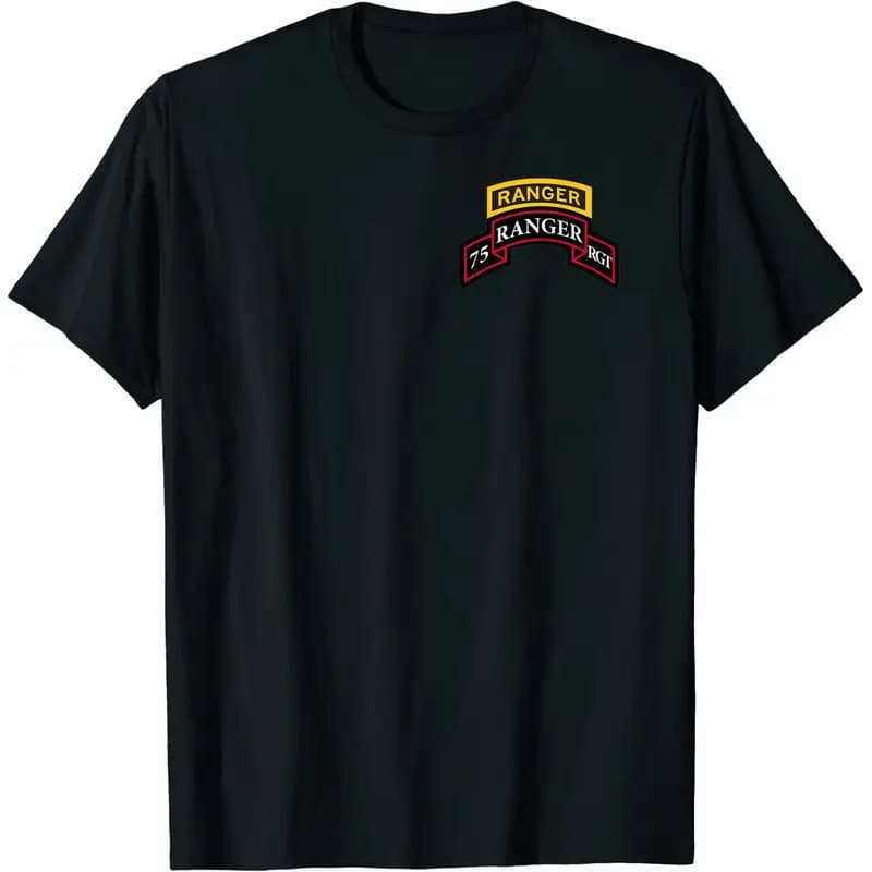 【Cross-border EU Size】Army Ranger - 75th Ranger Men's T-shirts Loose
