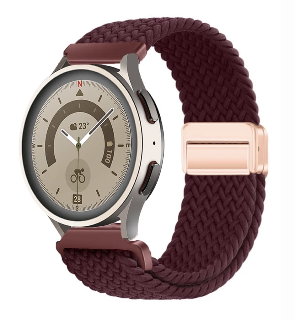 Compatible with Huawei GT6 Strap GT5 Magnetic Buckle Nylon Woven Stretch Breathable Samsung Watch7 Sports Watch Band