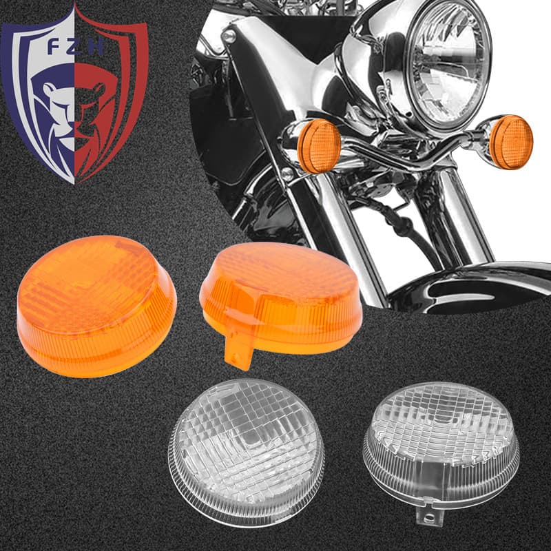 Motorcycle Accessories Turn Signal Housing Lens Cover Pair for Shadow VT750 VT400 VT1100 Custom