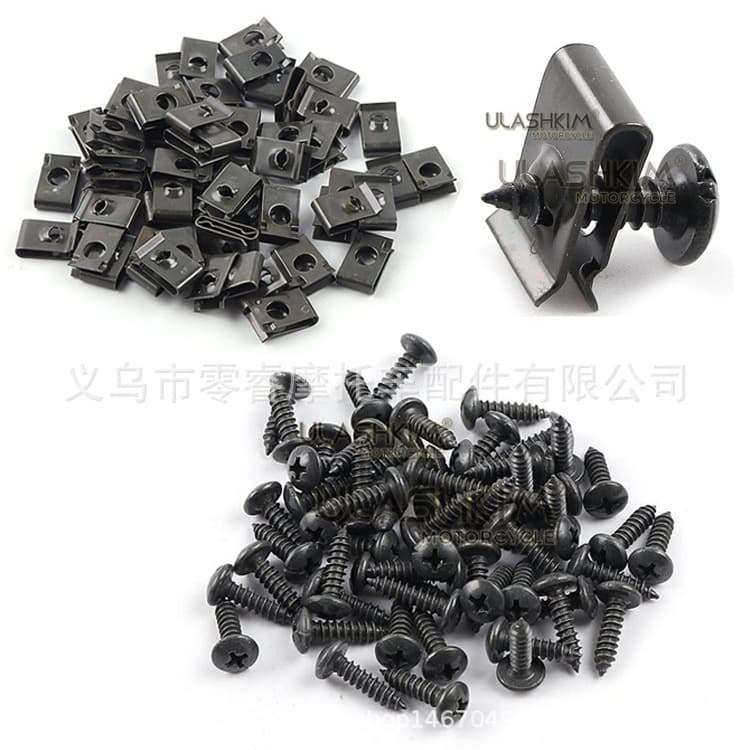 Motorcycle ATV Scooter Screw Light GY6 50cc 125cc 150cc Exhaust Nut M6 6mm