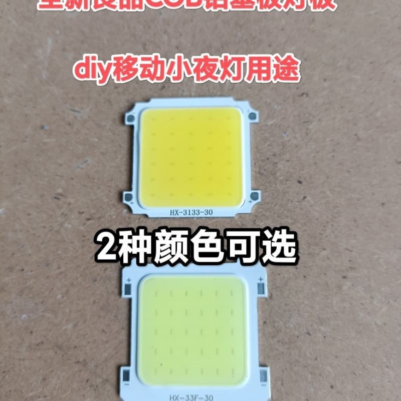 Cool White/Warm White Square COB LED Chip White Light D Light Board 3.2V 30 LEDs 33