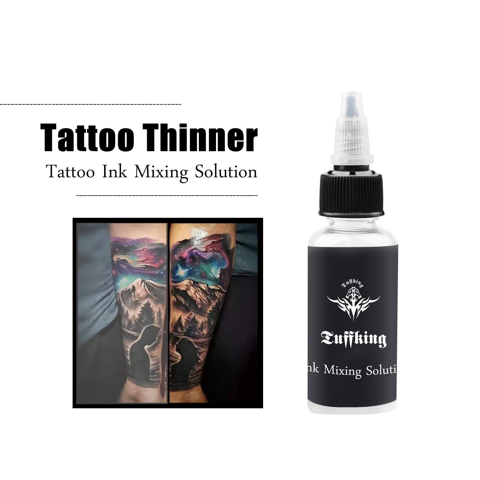 Tuffking Tattoo Ink Diluent Liquid Pigment Dilution Agent Tattoo Materials Beauty Skin Care/Makeup/Other Beauty Tools