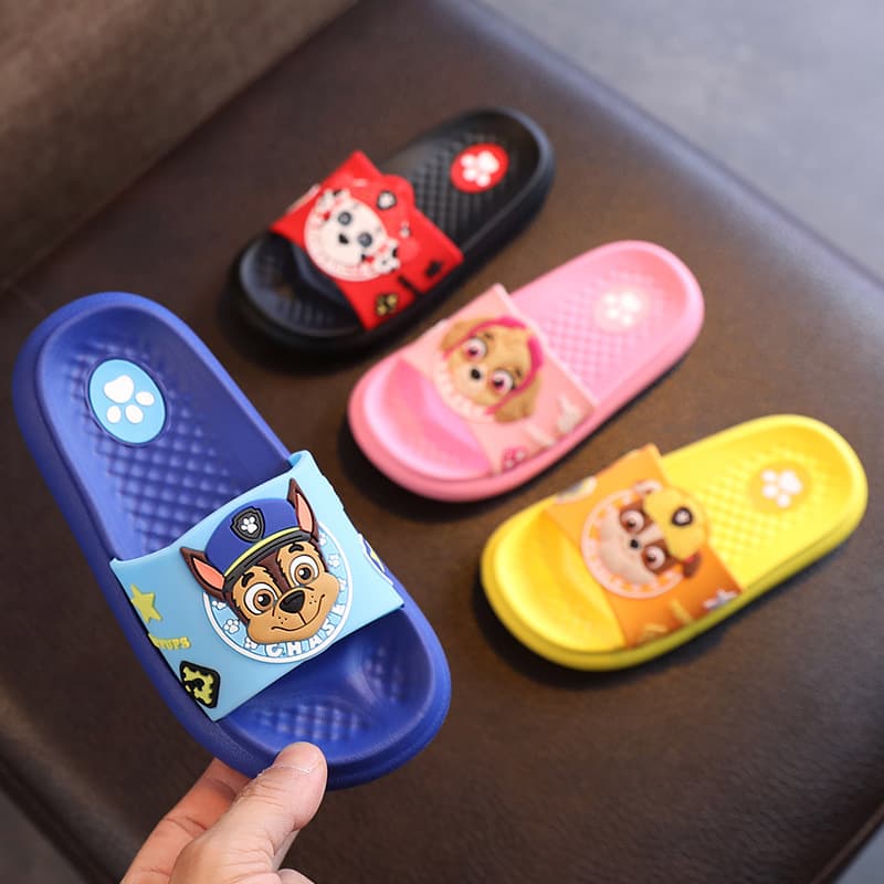 PAW Patrol Children's Slippers Summer Boys Baby Cool Slippers Indoor Anti-Slip Kids Home Soft Sole Girls House Shoes