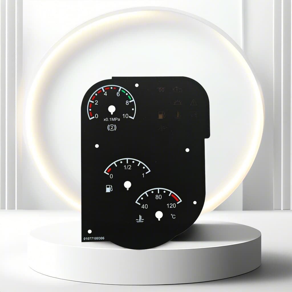Instrument pointer, automotive controller film panel, fuel temperature RPM odometer sticker
