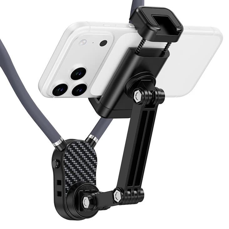 Cross-Border Hot-Selling Neck Phone Holder for Outdoor Cycling, Hiking, Live Streaming, First-Person Vlog Shooting Camera Wholesale