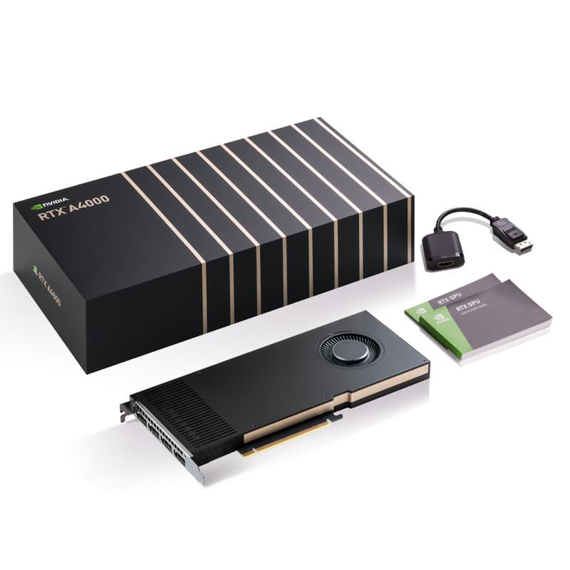Server Graphics Card NVIDIA RTX A4000 16GB Professional GPU for Inference Computing