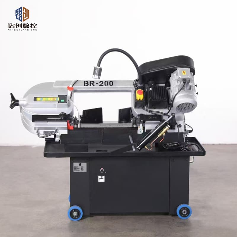 Metal Band Saw Machine BS712 Semi-Automatic Angle Saw Machine Small Cutting Machine Export Type Scissor Band Saw
