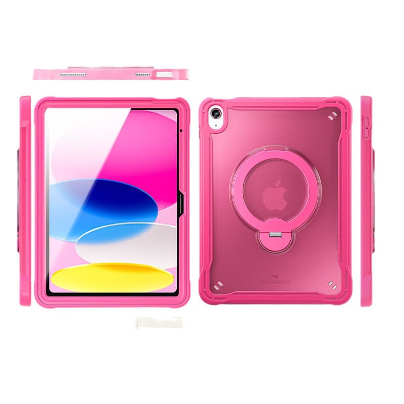 Suitable for Apple iPad 11th Generation A16 Protective Case, 10th Generation Shell with Rotating Stand, 10.9 Acrylic Anti-Fall Case