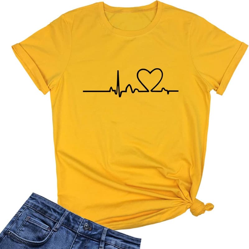 Cross-border European Size LOOKFACE Women's Cute T Shirt Junior Tops Teen Girls