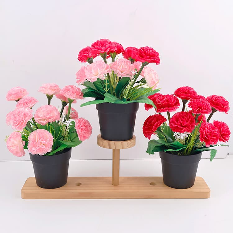 Simulated Carnation Ornaments, Interior Decoration, Living Room Furnishings, Fake Flowers, Roses, Small Potted Plants, Desktop Artificial Flower Sets