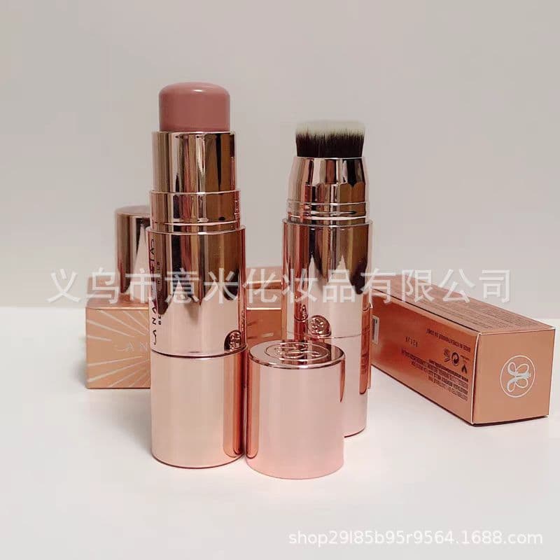 Cross-border Stick Blush Anastasia Blush Stick Soft Glow Matte Dual-Ended Blush Cream Brush All-in-One