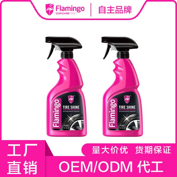 Flamingo Car Tire Shine Prevent Tire Aging and Discoloration for Car Tires and Body Plastic Parts
