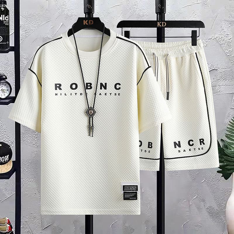 Summer Youth Boys Short-Sleeved T-Shirt Half-Sleeve New Style High School Students Trendy Casual Sportswear