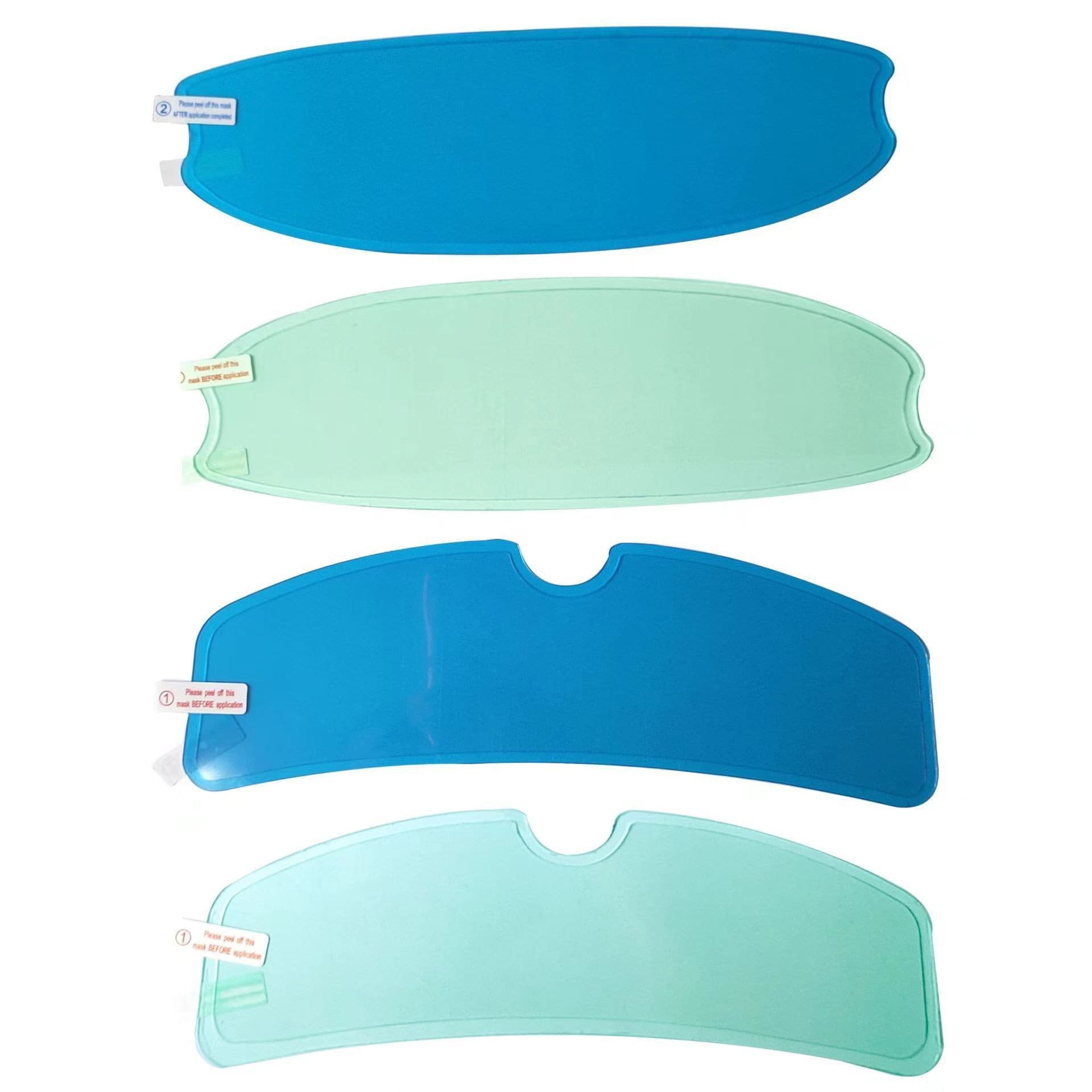 Cross-border exclusive new motorcycle helmet rain guard, helmet sunshade, UV protection, anti-fog patch