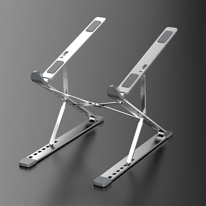 Aluminum alloy computer stand notebook double-layer stand N8 folding portable business lifting heat dissipation increased base