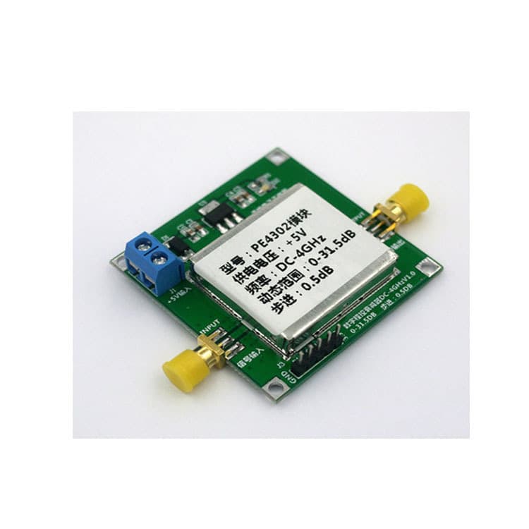 PE4302 Digital RF Attenuator Module: RF, High Linearity, 0.5dB Steps