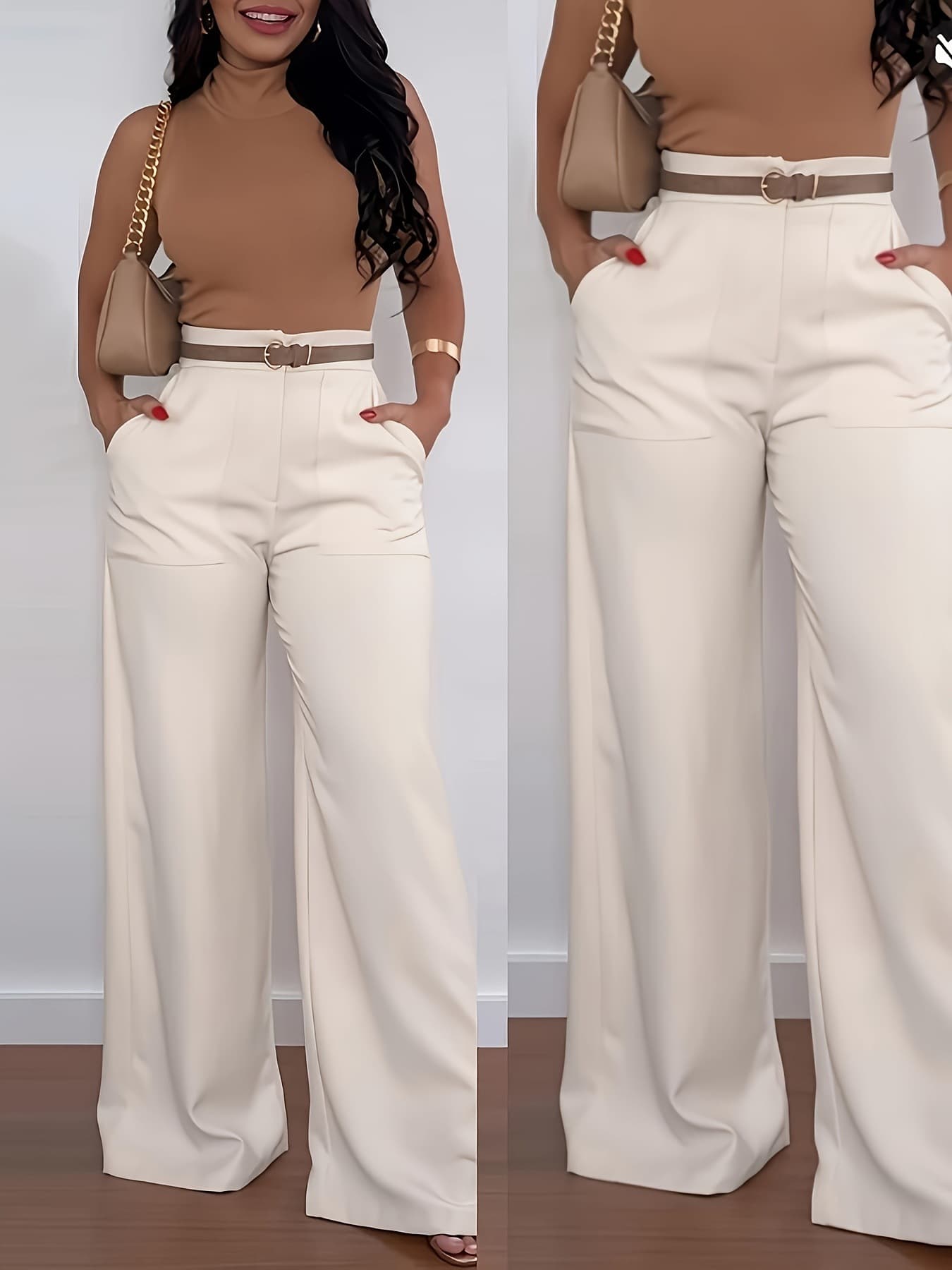 2026 Fall/Winter Suit Pants, European and American Cross-Border Wide-Leg Long Pants, Foreign Trade Premium Casual Women's Pants, Factory Stock Available