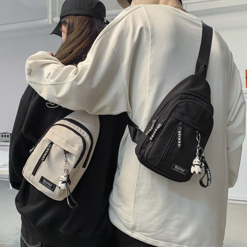 2026 new cross-border men and women same style chest bag multi-functional sports outdoor leisure travel shoulder bag crossbody bag