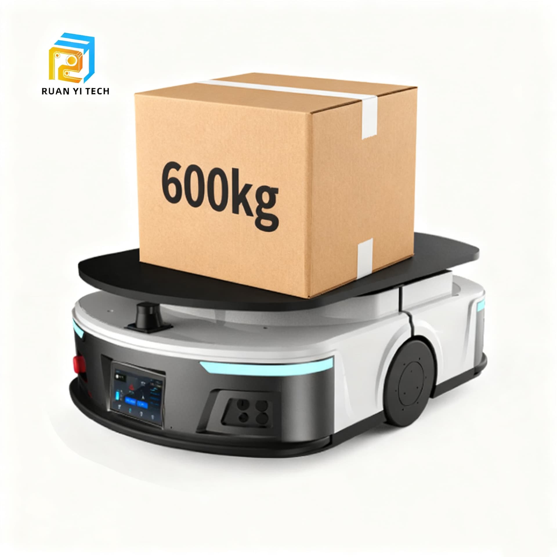 Softwing manufacturers supply concealed lifting AGV trolleys for workshop logistics, remote-controlled intelligent unmanned transport vehicles.