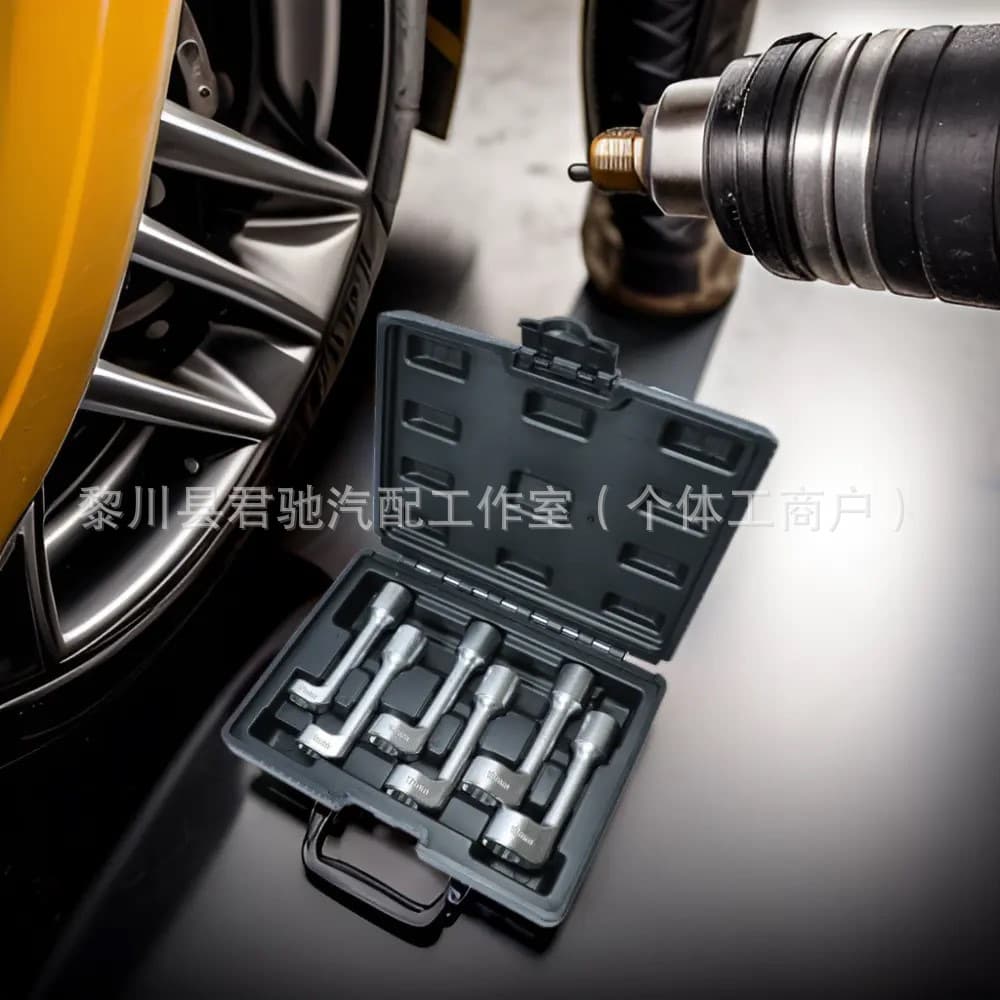 Fuel Injector Line Socket Wrench L-Shape Open 12/14/16/17/18/19 for BMW Mercedes Volkswagen Engine