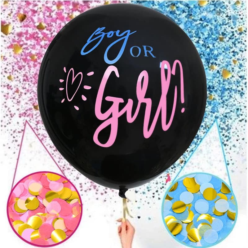 Cross-border Amazon 36-inch Thickened Gender Reveal Balloon Party Birthday Decoration Balloon