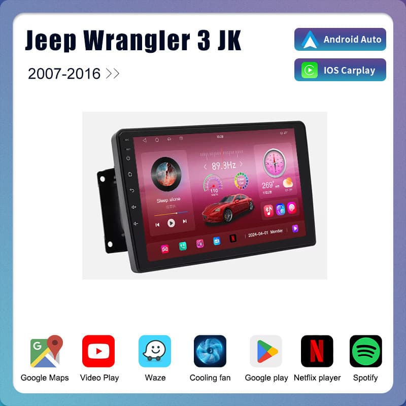 Suitable for Jeep Navigation Jeep Universal Car Display GMC Silverado Car Display Player