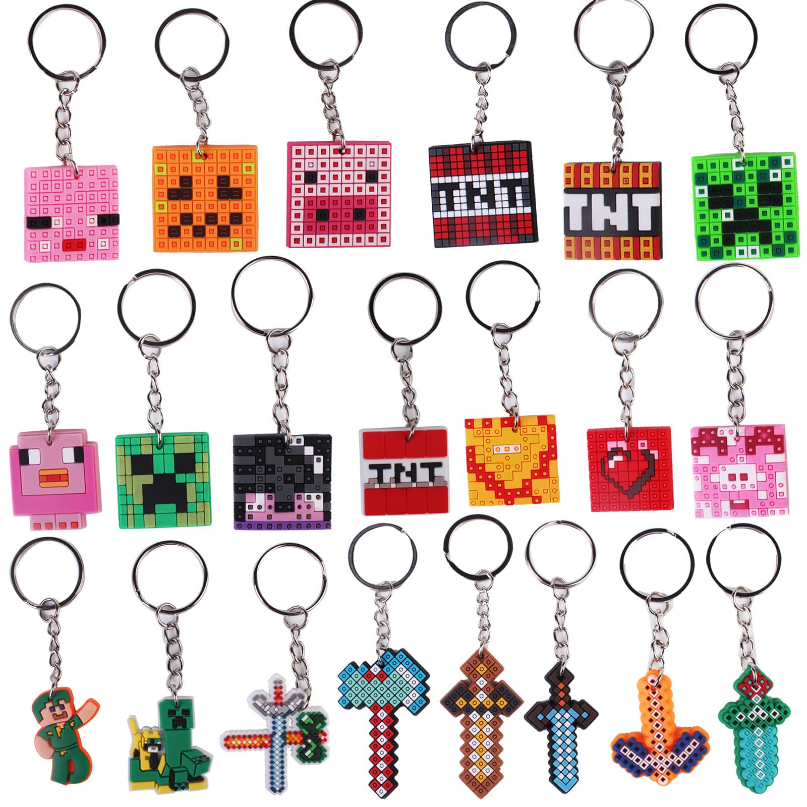 Cross-Border Amazon World C Series Keychain Creative Personalized Car Bag Decoration Keychain Pendant Gift Customization