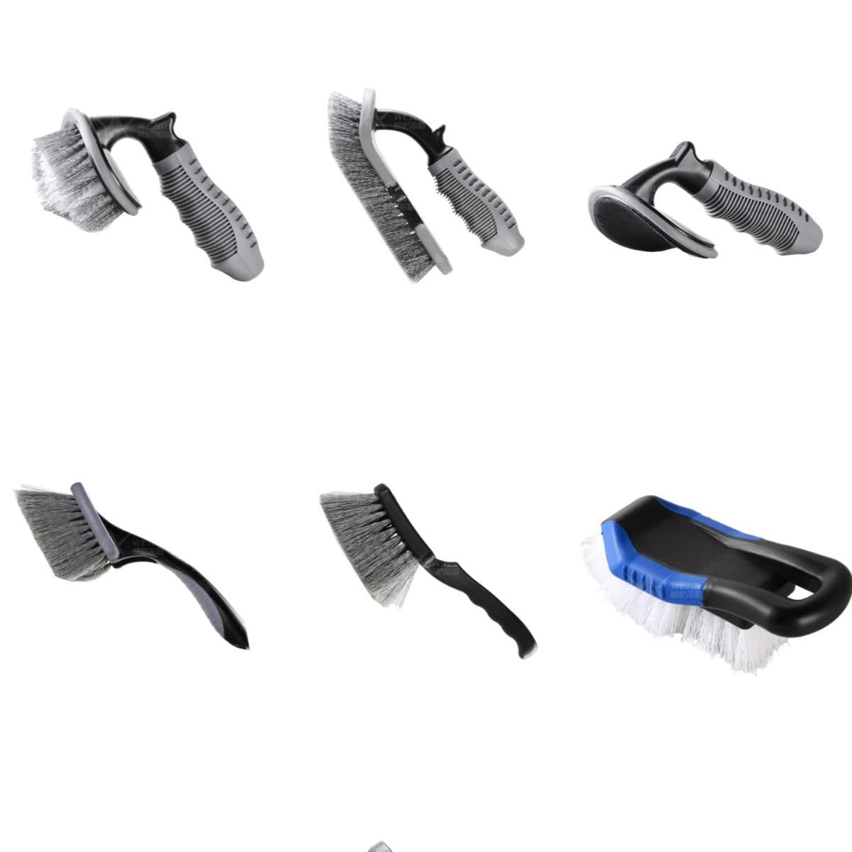 Car Tire Brush Wheel Hub Brush Soft Bristle Dust Brush for Tire, Wheel Hub, Air Vent Crevices Car Wash Brush