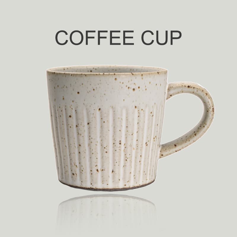 Cross-border Exclusive Ceramic Coffee Cup 225ml Kiln Change Retro Style Water Cup Afternoon Tea Cup Latte Art Tasting Cup