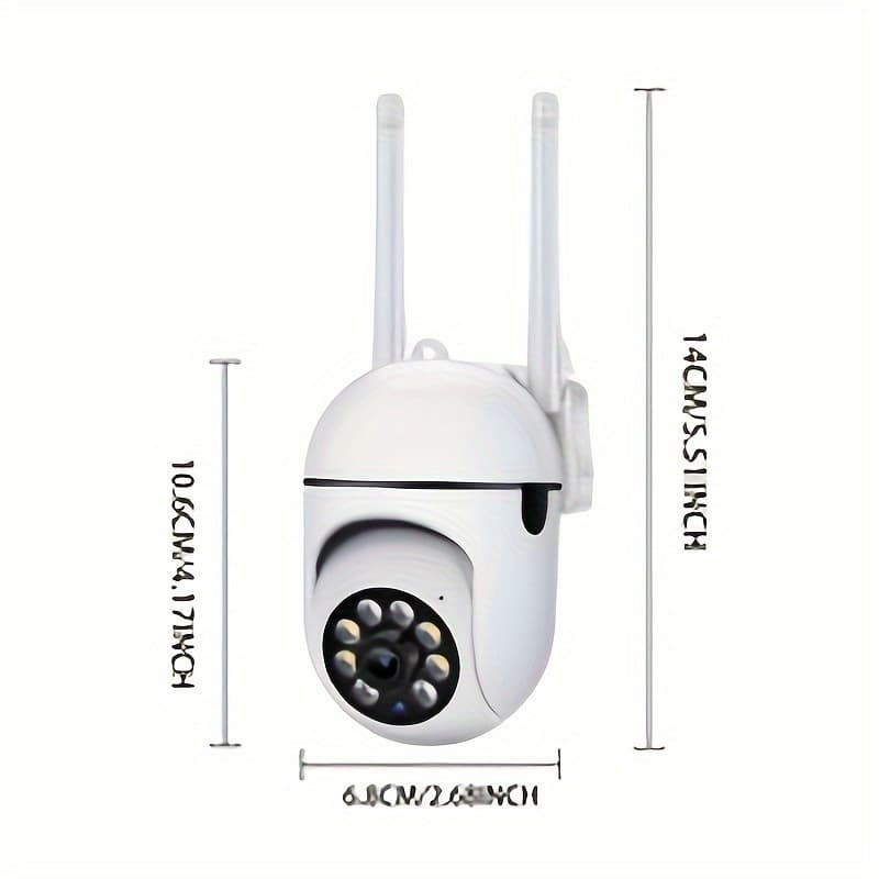 2026 Autumn/Winter New Cross-Border Foreign Trade 1080P High-Definition Indoor Security Camera, Ceiling Mount, WiFi