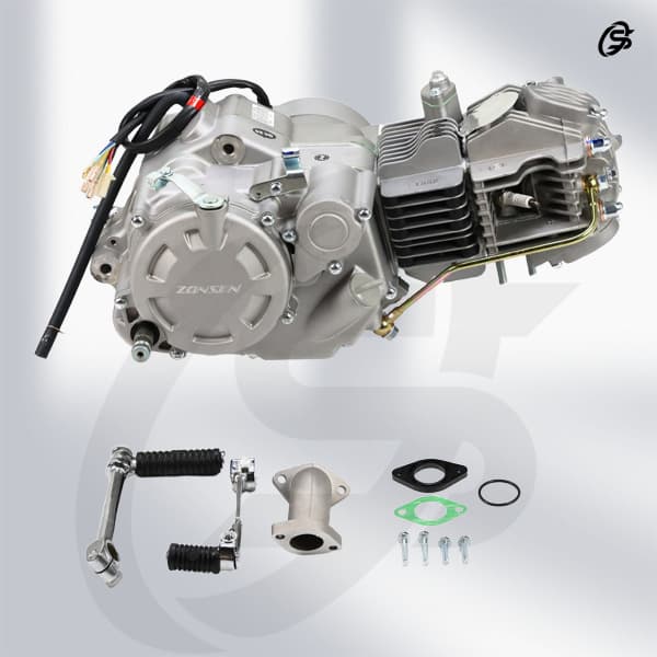 Motorcycle Parts Accessories Repair Parts Engine 155CC Silver Zongshen Engine Kick Start