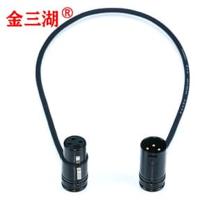 Microphone Cable XLR Handle L-Shape Right Angle XLR Male to Female Microphone Audio Cable Short Gold-Plated Right Angle Connector
