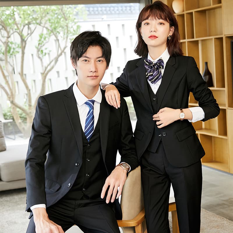 Spring and Autumn Blazer Set Women's Business Suit Unisex Insurance 4S Store Blazer Uniform Office Formal Workwear