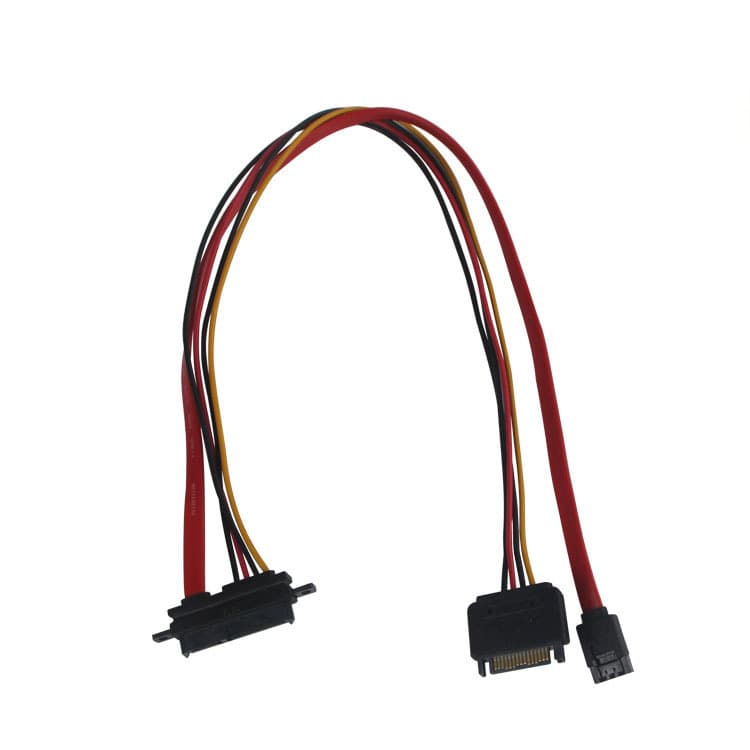 Manufacturer customized SATA7+15 data cable SATA15PIN transmission cable SATA7FUSB cable wholesale