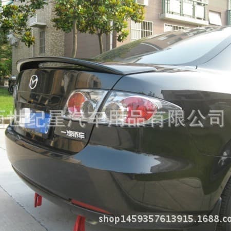 ABS Rear Spoiler for Mazda 6 MPS M6 Coupe Style, Primed ABS Material, M6 Coupe Modification