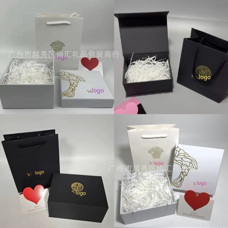 New Versijia Perfume Box Meidu Gift Box Crystal Diamond Women's Perfume Gift Box Set Valentine's Day Gift Packaging Bag